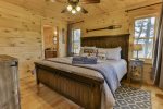 The king master bedroom with private bath